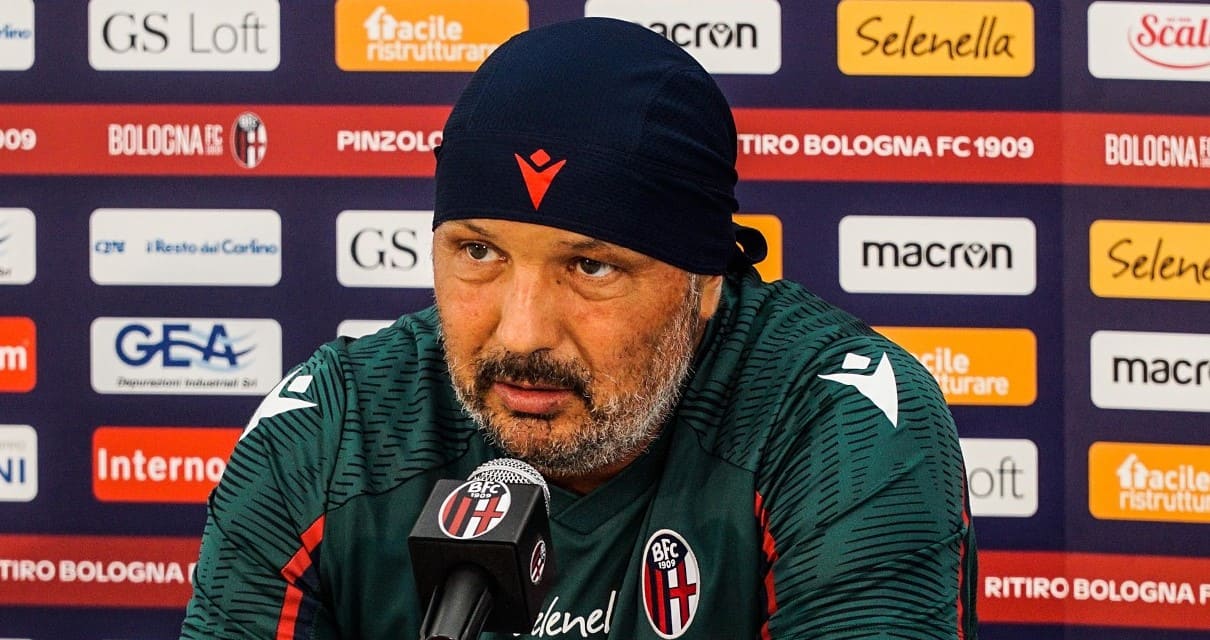 Bologna conferenza Mihajlovic in vista del match di Udine
