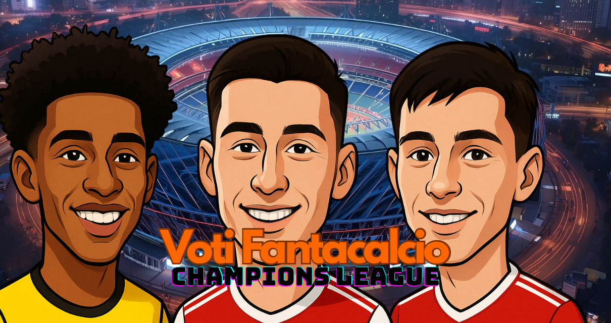 Voti fantacalcio Martedì Champions League