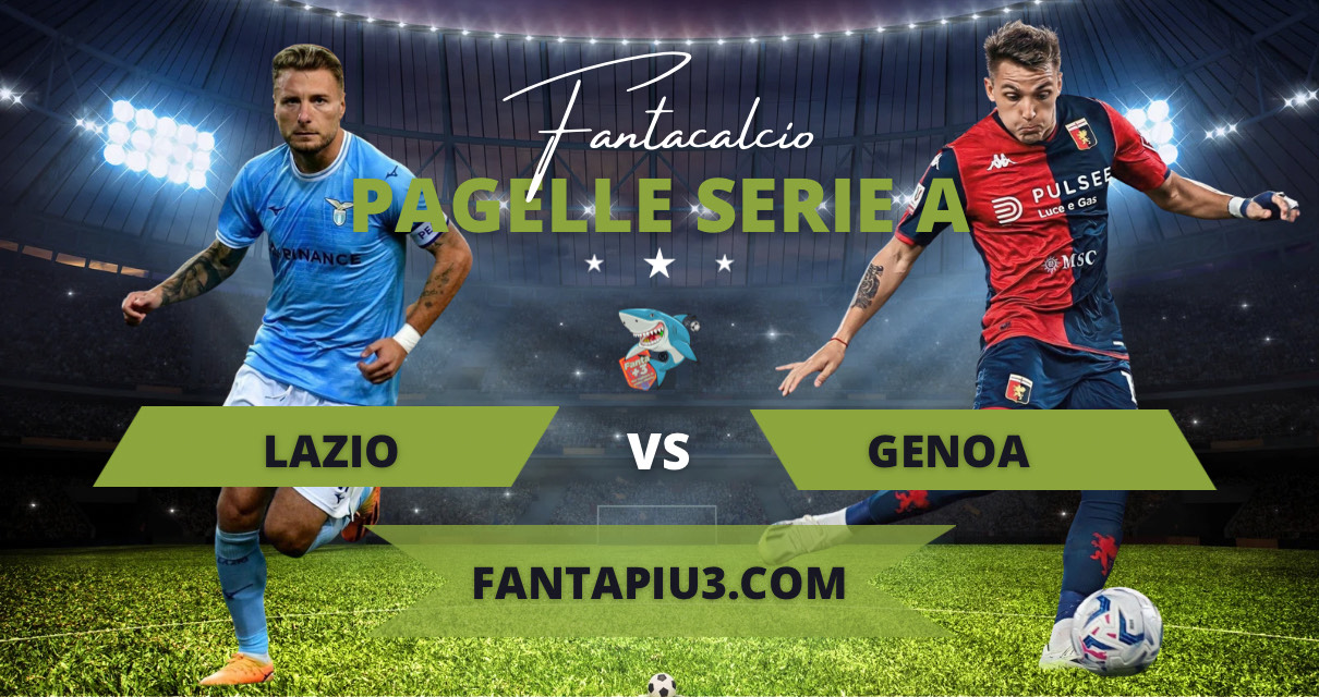 Lazio Genoa, le pagelle: i rossoblù sbancano l'olimpico con un gol del loro bomber