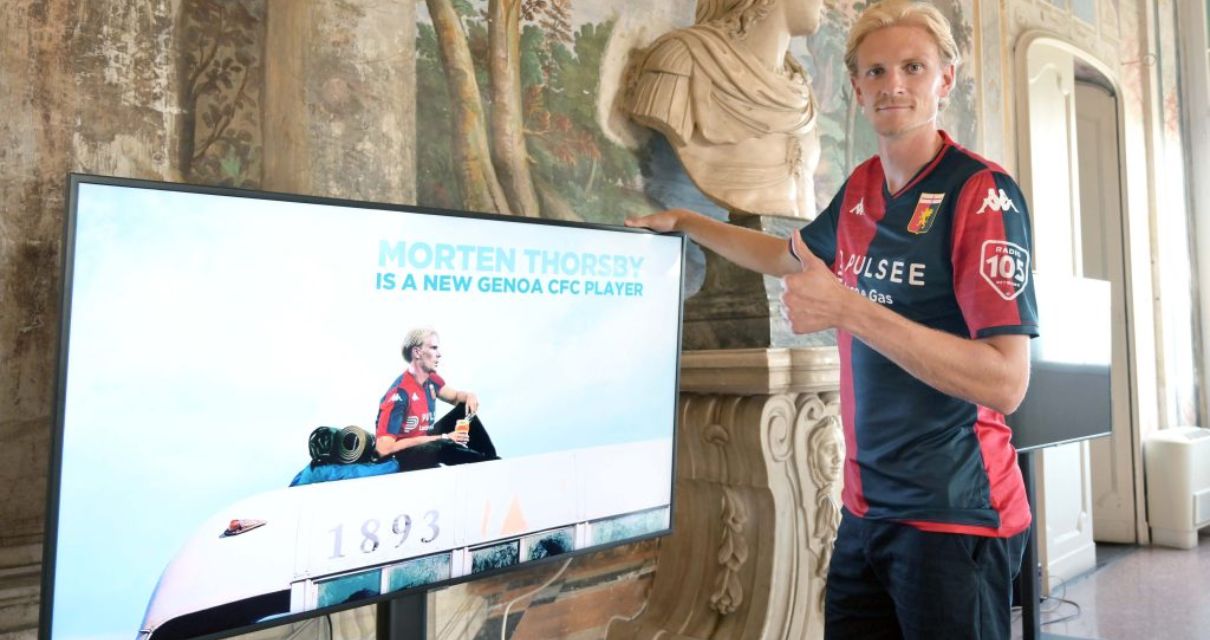 Genoa, ufficiale Thorsby