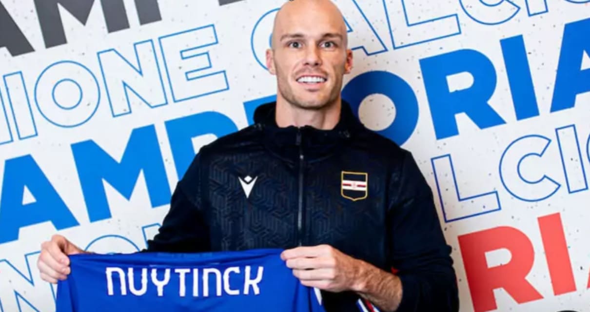 Sampdoria, ufficiale Nuytinck dall’Udinese