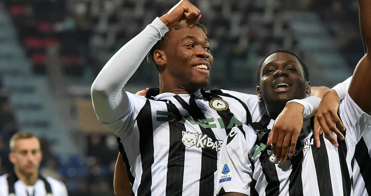 Le formazioni ufficiali di Udinese Atalanta