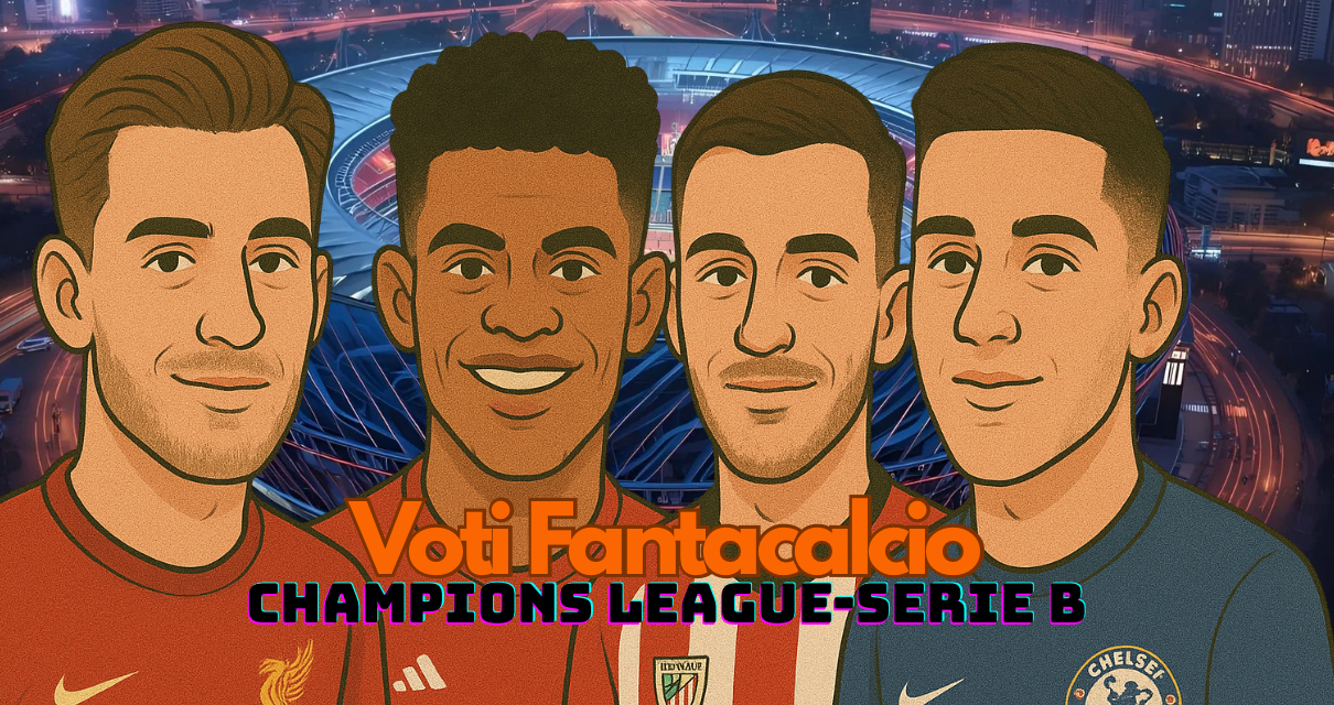 Voti fantacalcio Mercoledì Champions League