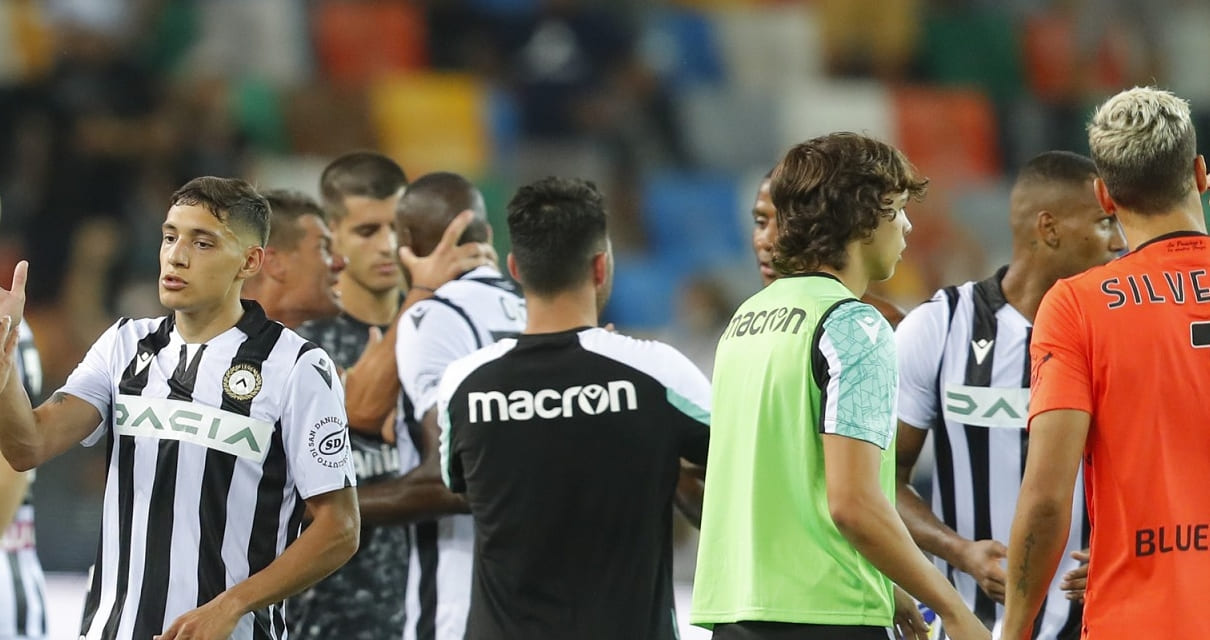 Udinese possessi palla e prove tecniche aspettando il Napoli