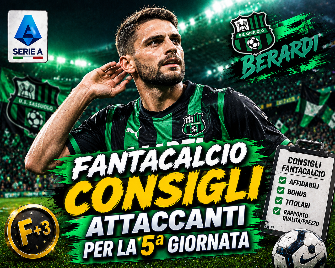 Serie A, i consigli fantacalcio sugli attaccanti da schierare per la 5ª giornata
