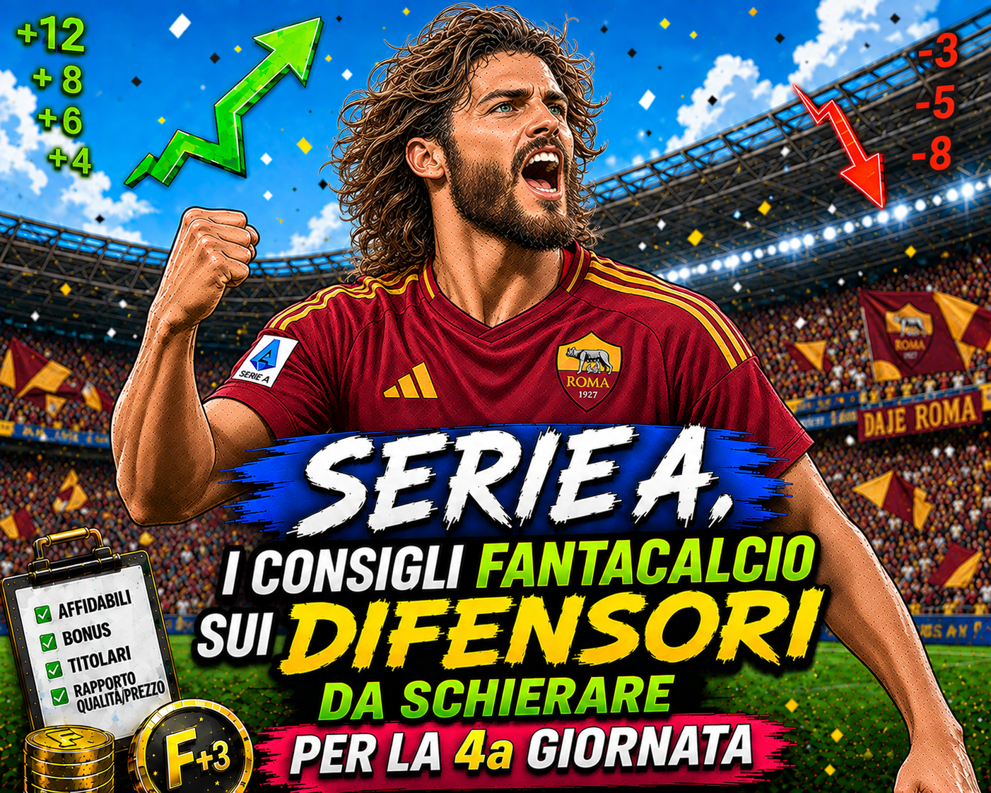 Serie A, i consigli fantacalcio sui difensori da schierare per la 4ª giornata