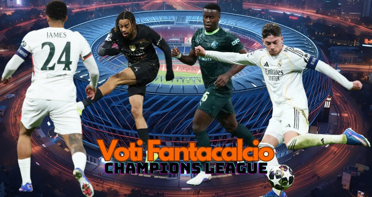 Voti fantacalcio del mercoledì andata ottavi di Champions League