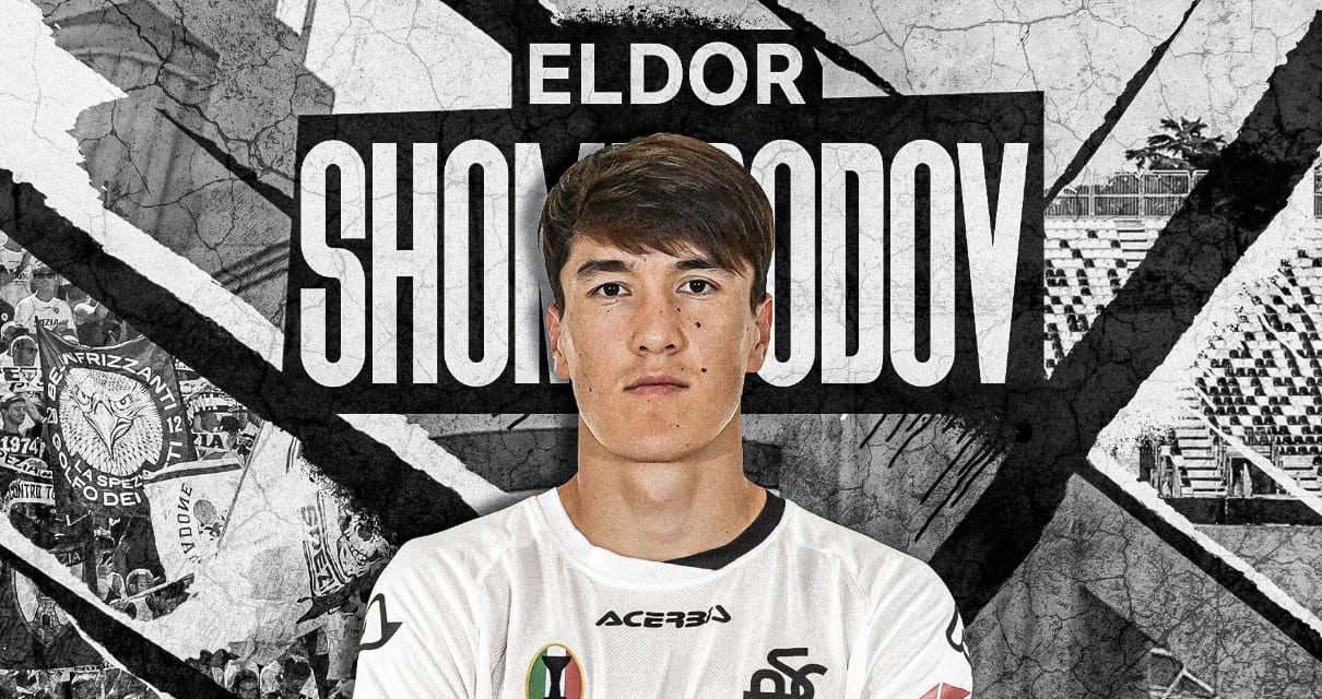 Spezia: ufficiale l'arrivo di Eldor Shomurodov