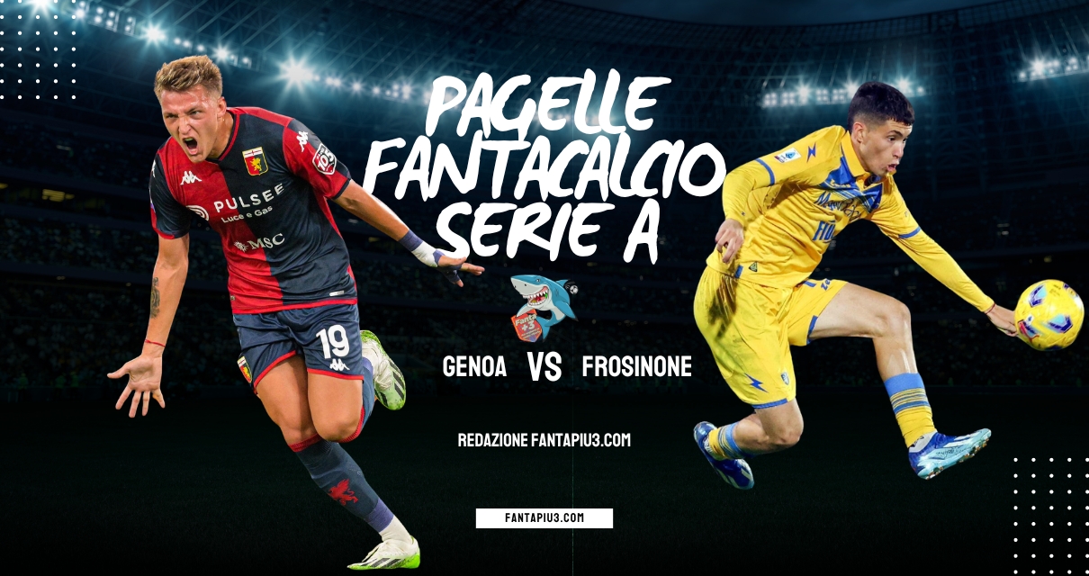 Genoa Frosinone, le pagelle: Il solito Gudmunsson dal dischetto viene ripreso subito da Reiner.