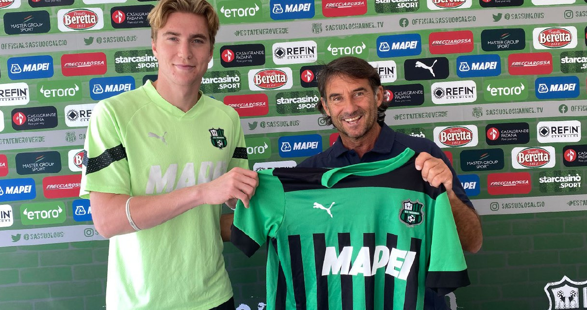 Sassuolo: ufficiale un nuovo centrocampista norvegese
