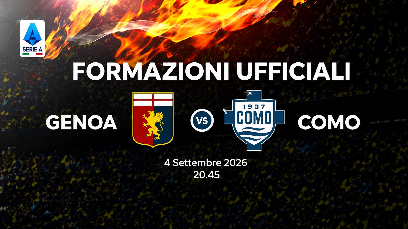 Genoa Como: le formazioni ufficiali