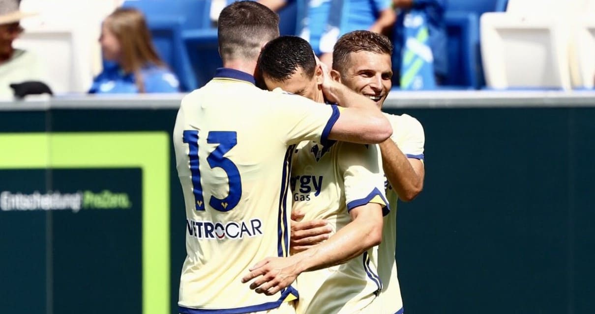 Verona, sconfitta in amichevole contro l'Hoffenheim