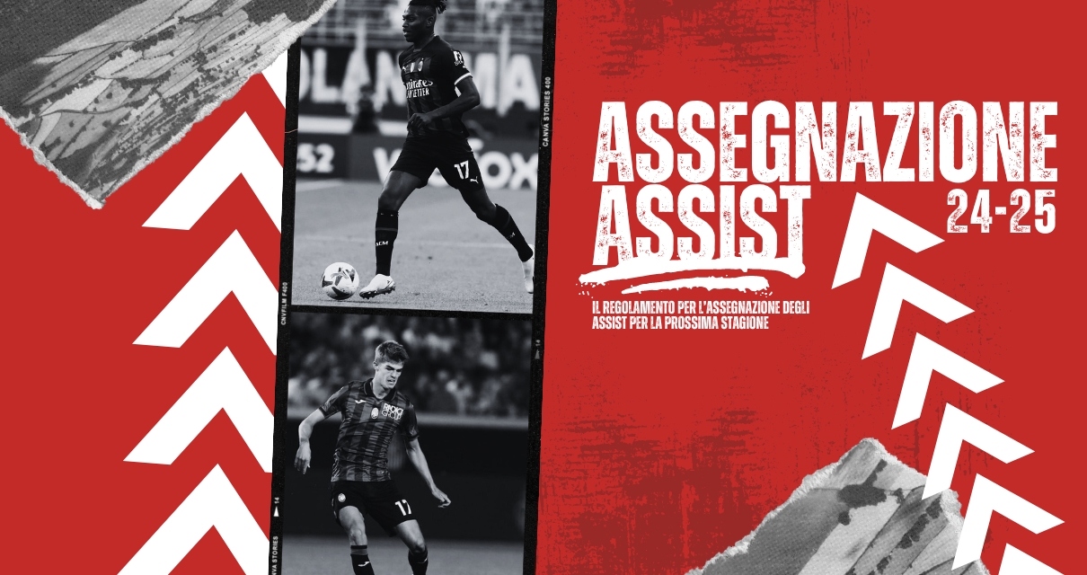 Assist, le novità ed il regolamento per la stagione 24/25