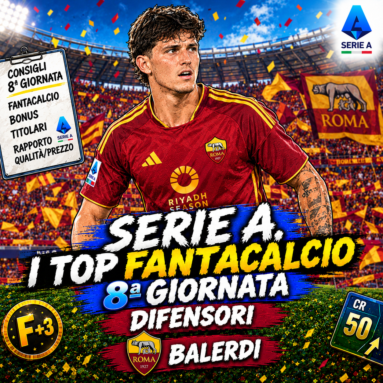 Serie A, i top fantacalcio della 8ª giornata