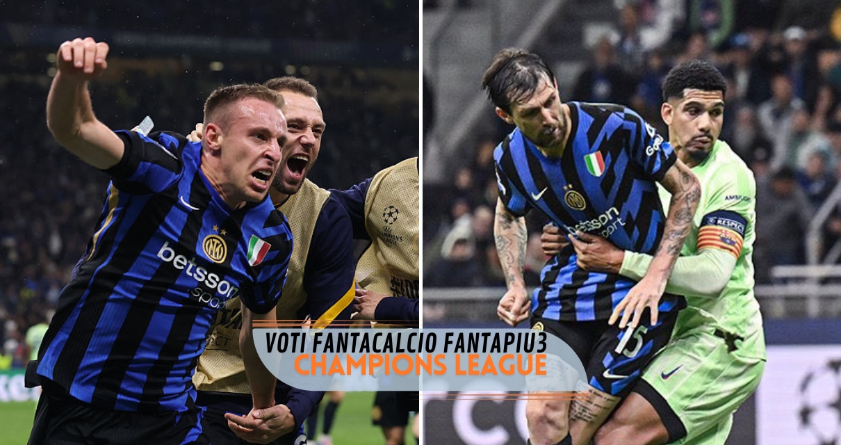 Voti fantacalcio Martedì Champions League