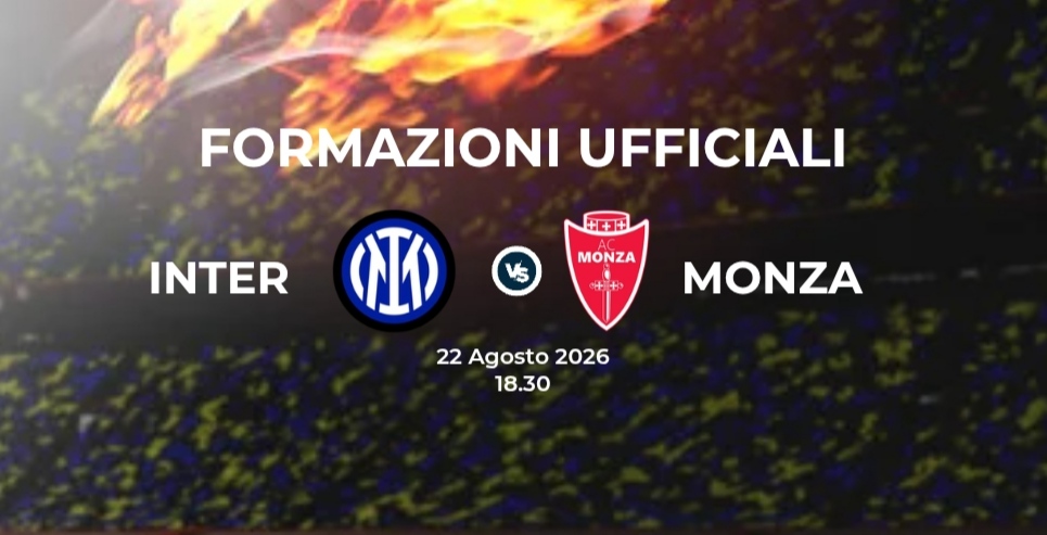 Inter Monza, le formazioni ufficiali 