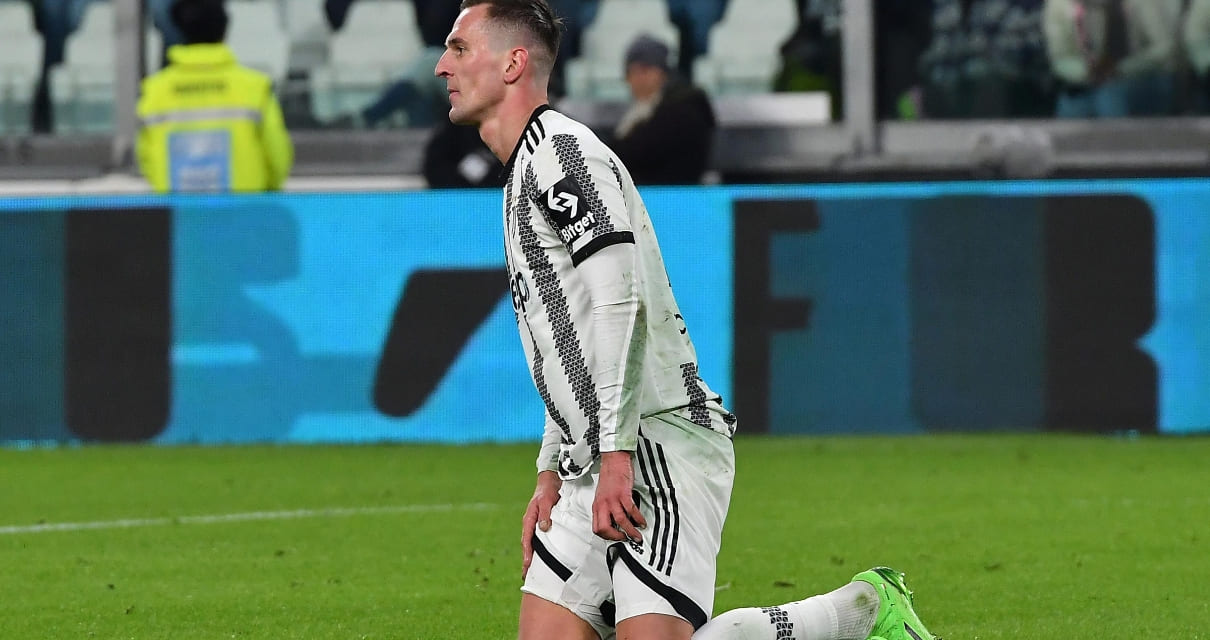 Juve, si fa male Milik