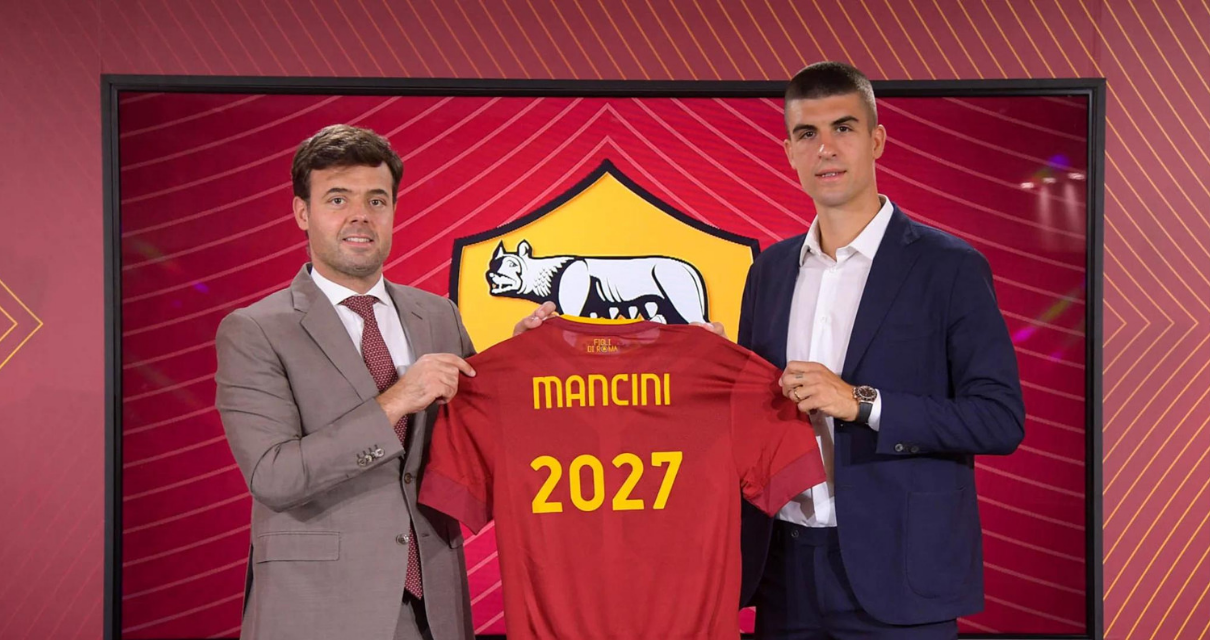 Roma: ufficiale il rinnovo di Mancini