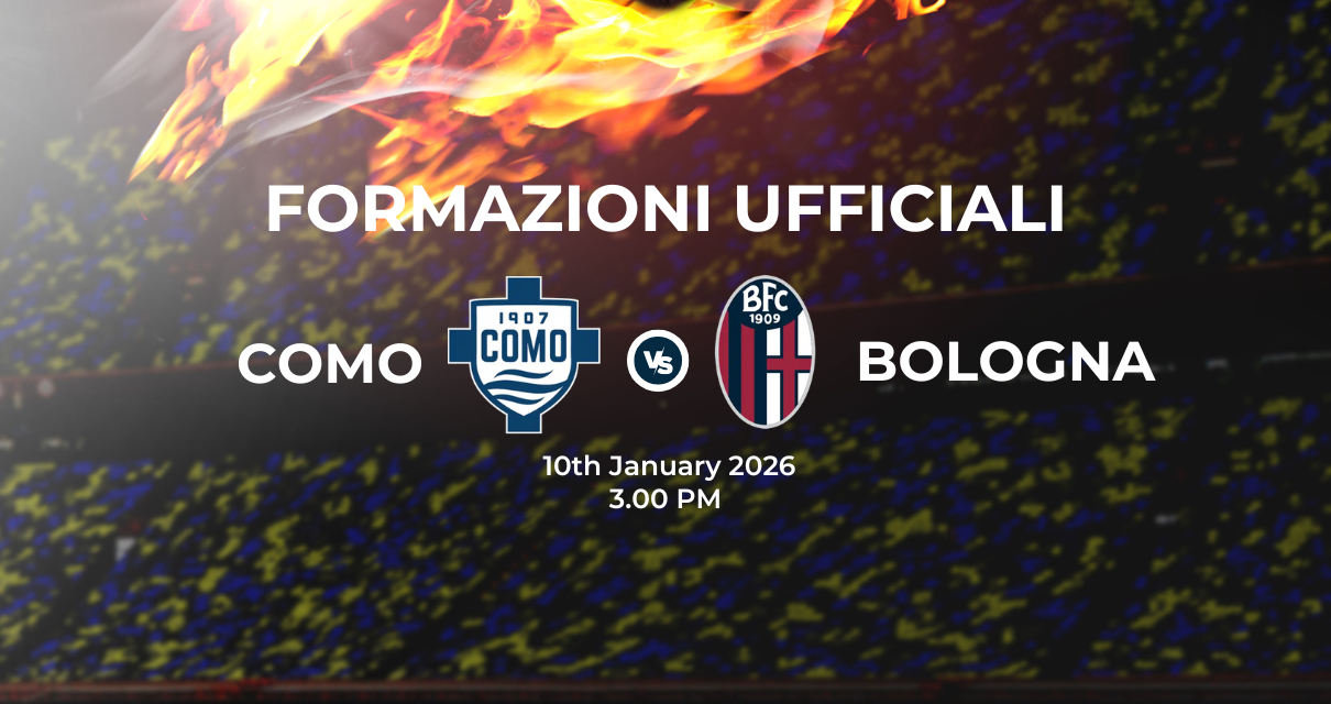 Como Bologna, le formazioni ufficiali 