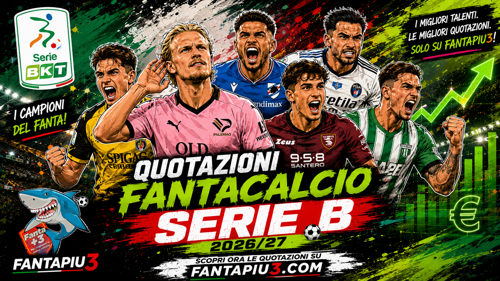 Quotazioni Fantacalcio stagione 26/27...oggi tocca alla cadetteria!