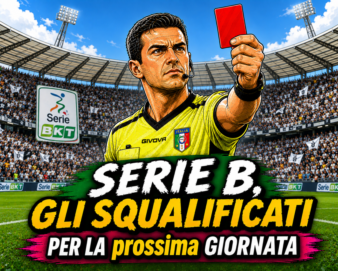 Serie B, gli squalificati per la 3ª giornata