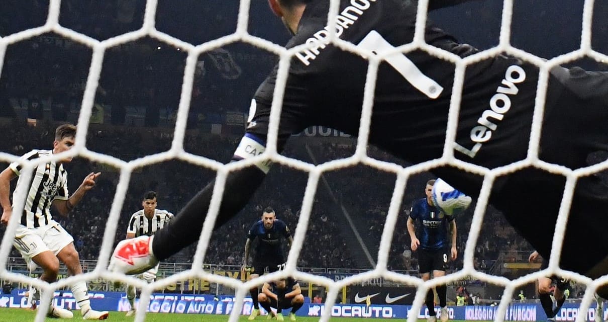Serie A, Inter-Juventus finisce 1-1, a Dzeko risponde Dybala su rigore. Ecco le pagelle di Sportmediaset