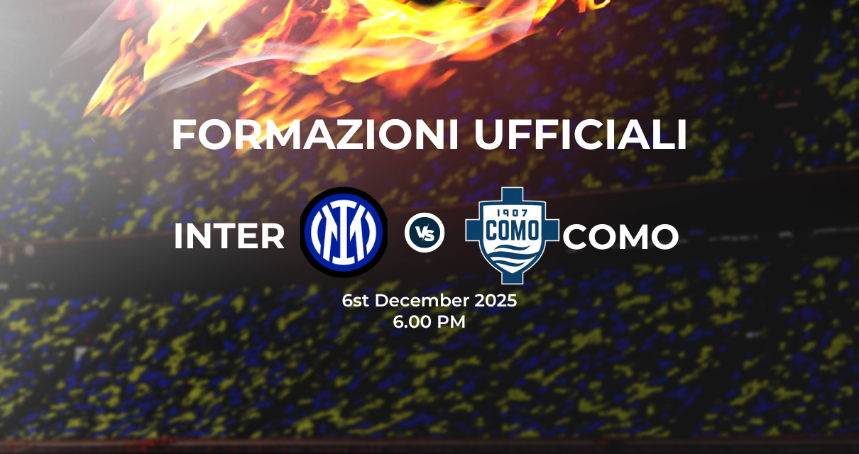Inter Como, le formazioni ufficiali 