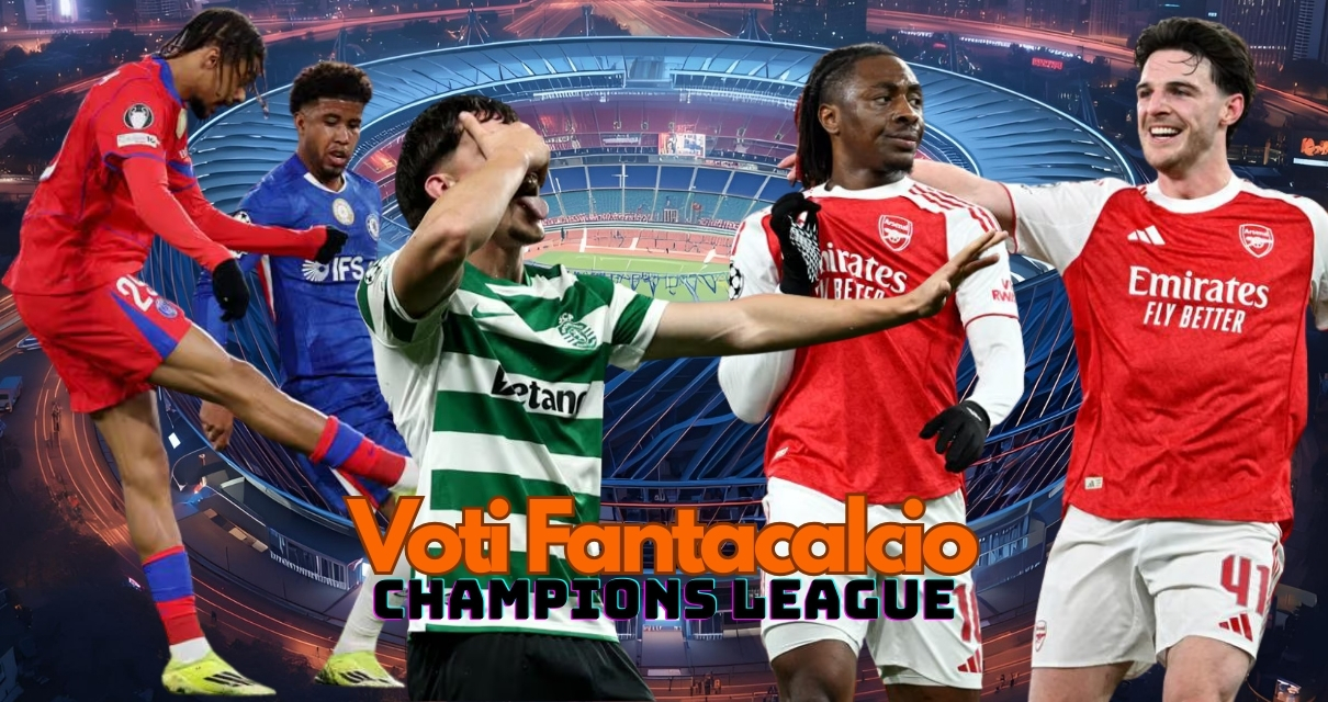 Voti fantacalcio del martedì ritorno ottavi di Champions League e Serie B