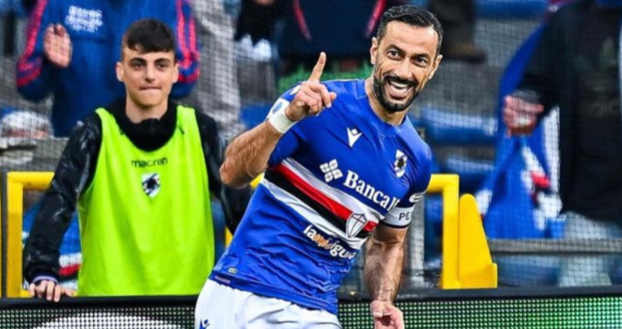 Sampdoria: ufficiale il rinnovo di Quagliarella