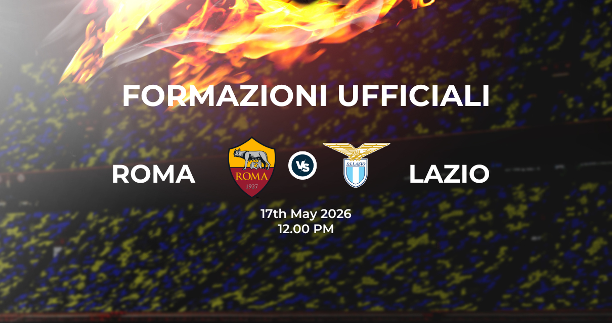 Roma Lazio: le formazioni ufficiali