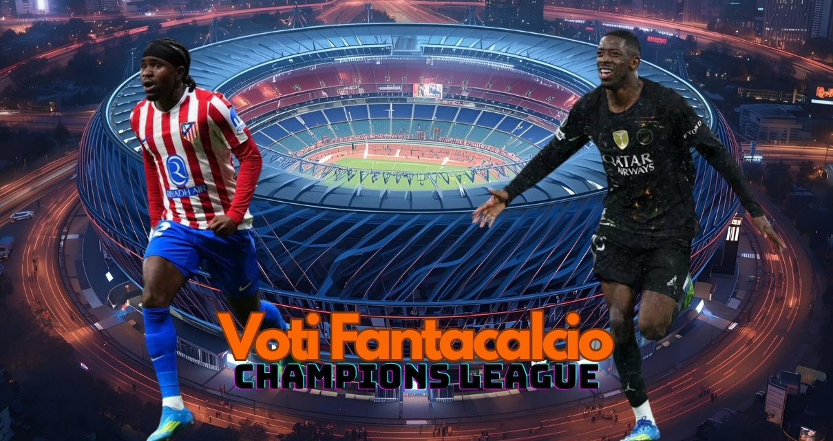 Voti fantacalcio del martedì ritorno ottavi di Champions League e recupero di Serie B