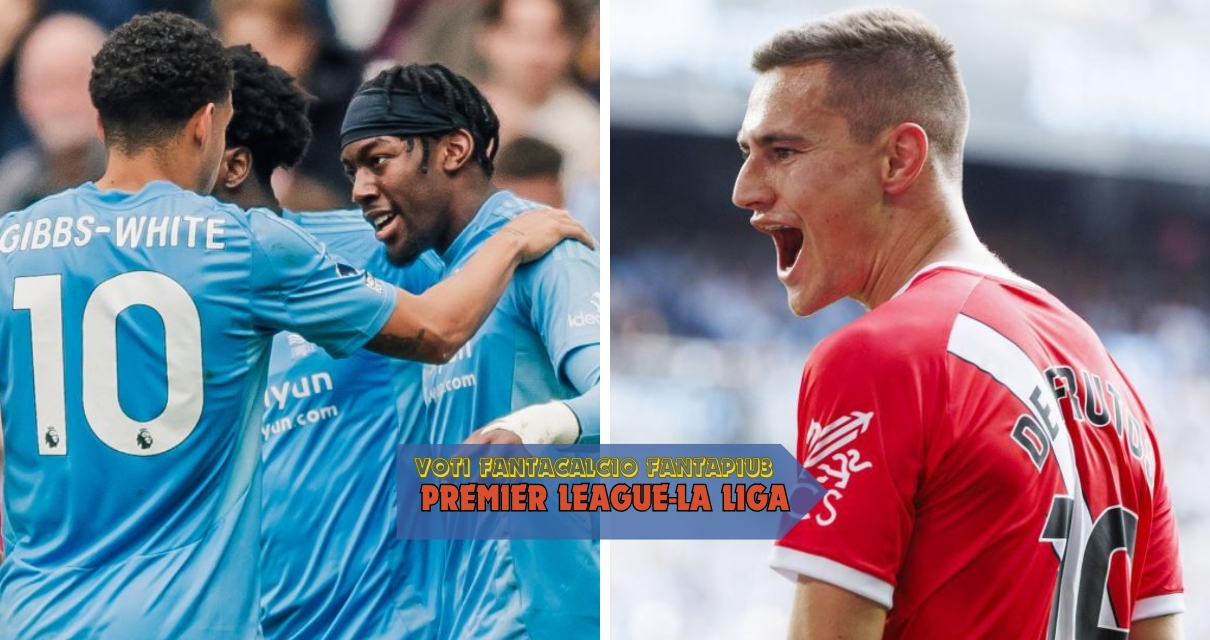Voti fantacalcio fantapiu3 Premier League e La Liga