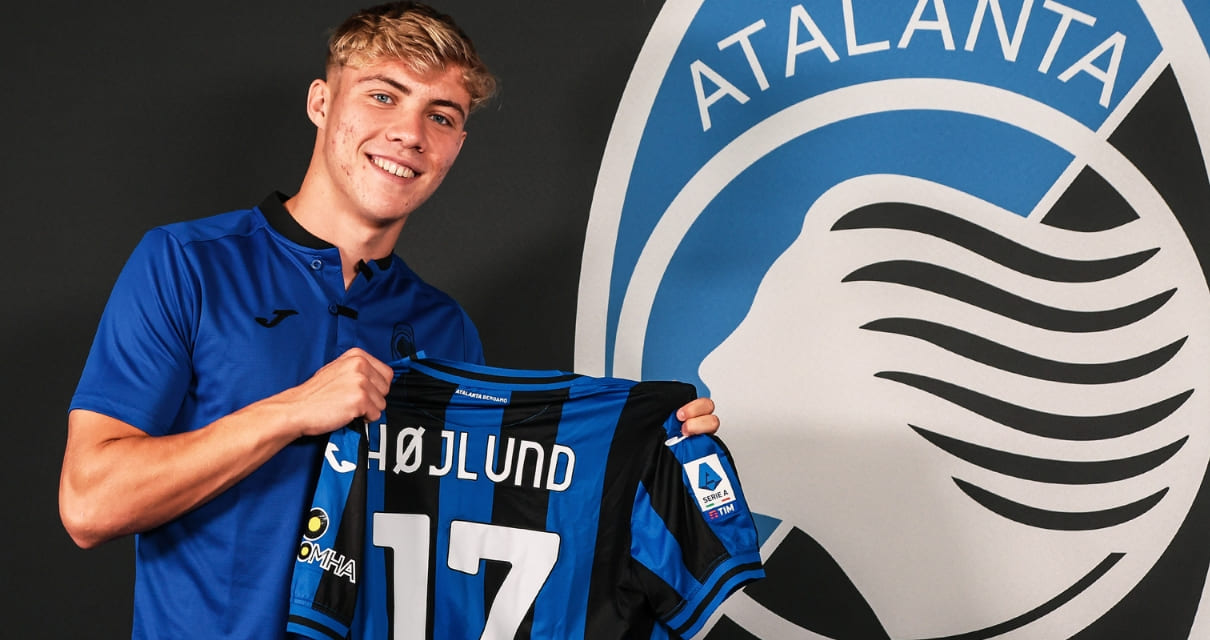 Atalanta, ufficiale l'acquisto di Hojlund