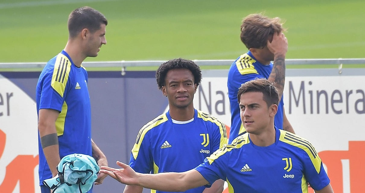 Juventus: doppia sessione di allenamento 