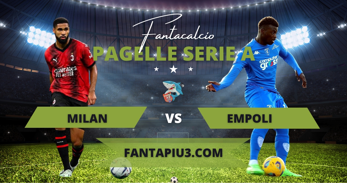 Milan Empoli, le pagelle: Diavolo momentaneamente al secondo posto grazie ad una rete di Pulisic