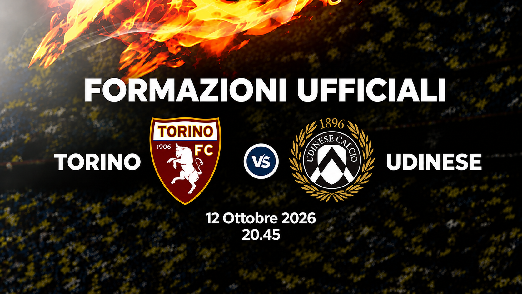 Torino Udinese: le formazioni ufficiali