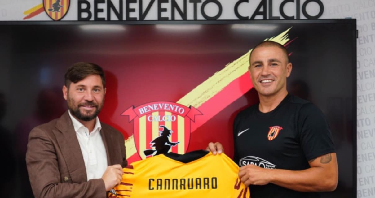 Benevento, ufficiale: Cannavaro è il nuovo allenatore