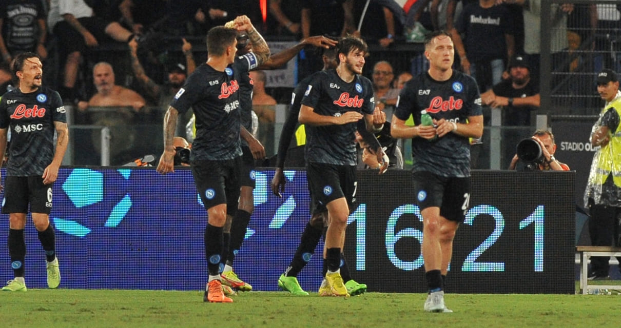 Napoli, la seduta di allenamento odierna