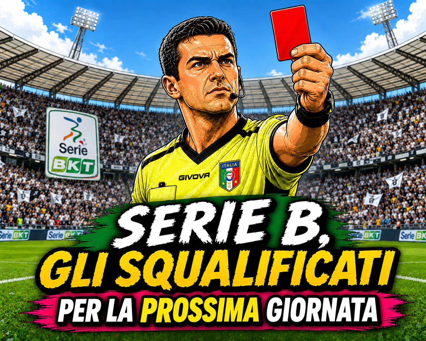 Serie B, gli squalificati per la nona giornata