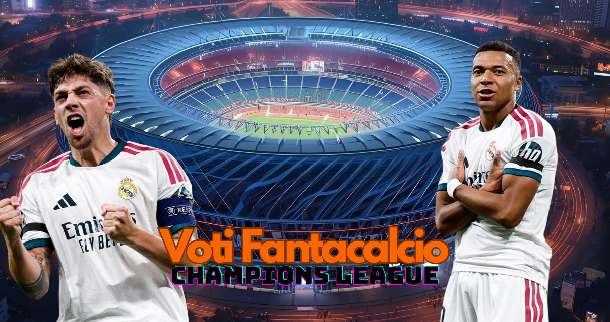 Voti fantacalcio Fantapiu3 del martedì di Champions League