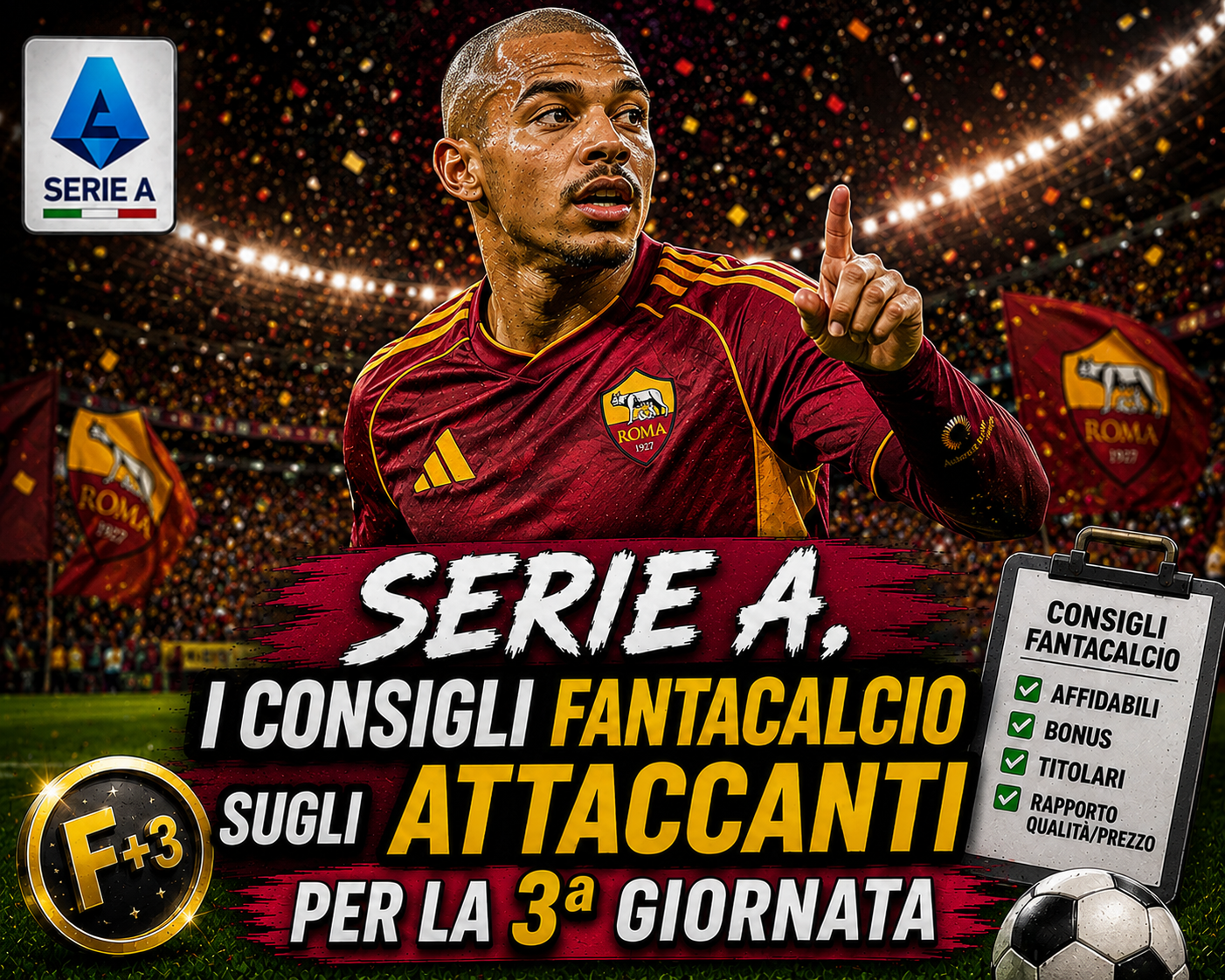 Serie A, i consigli fantacalcio sugli attaccanti da schierare per la 3ª giornata