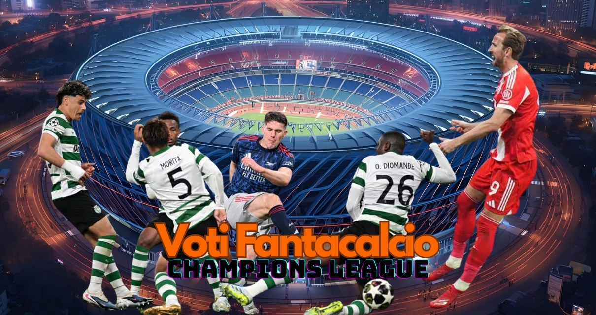 Voti fantacalcio del martedì andata ottavi di Champions League