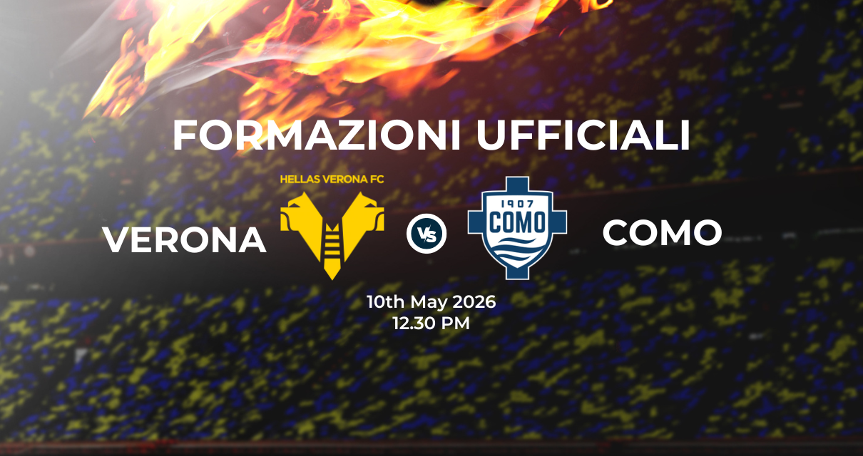 Verona Como: le formazioni ufficiali