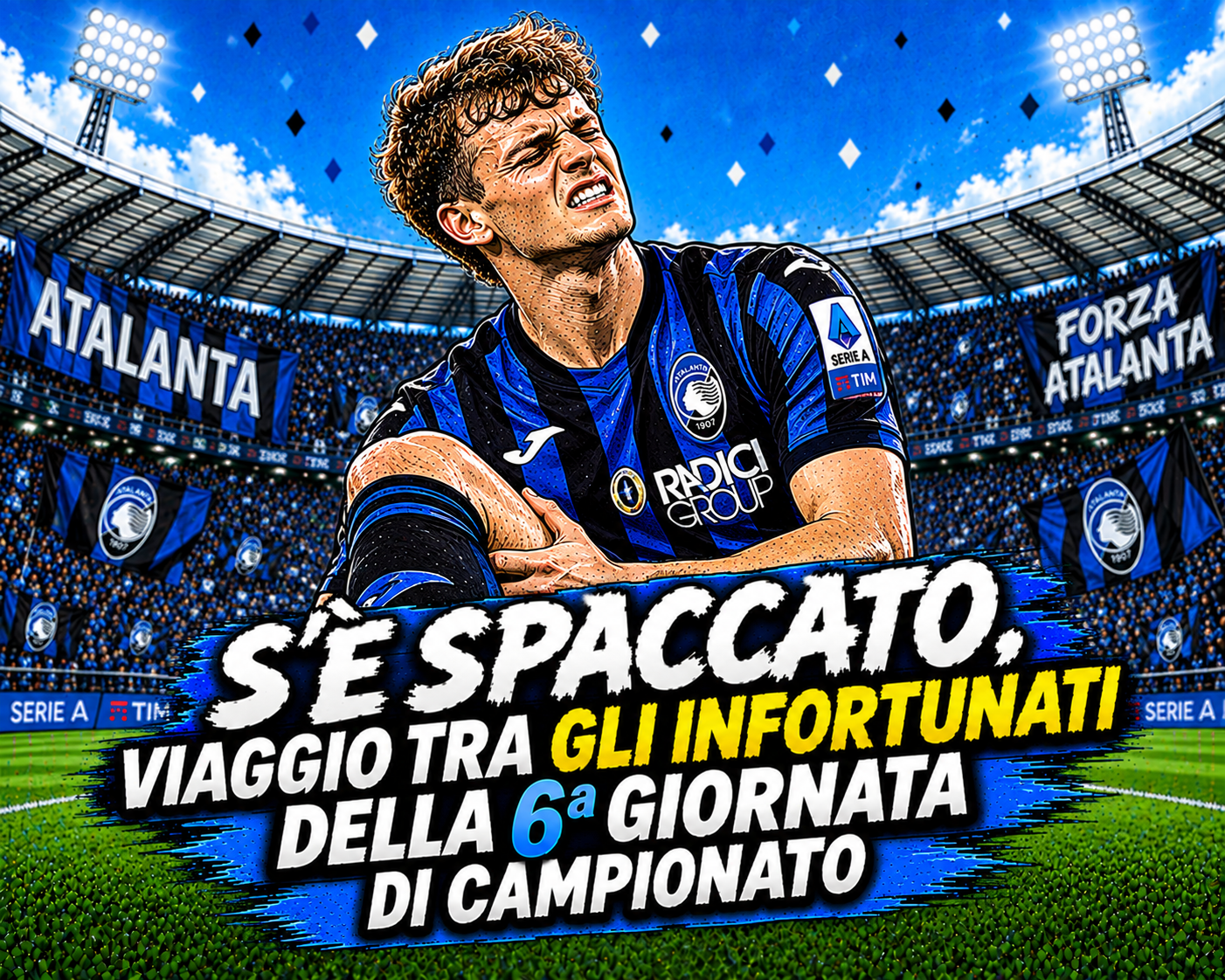 S'è spaccato, viaggio tra gli infortunati della 6ª giornata di campionato