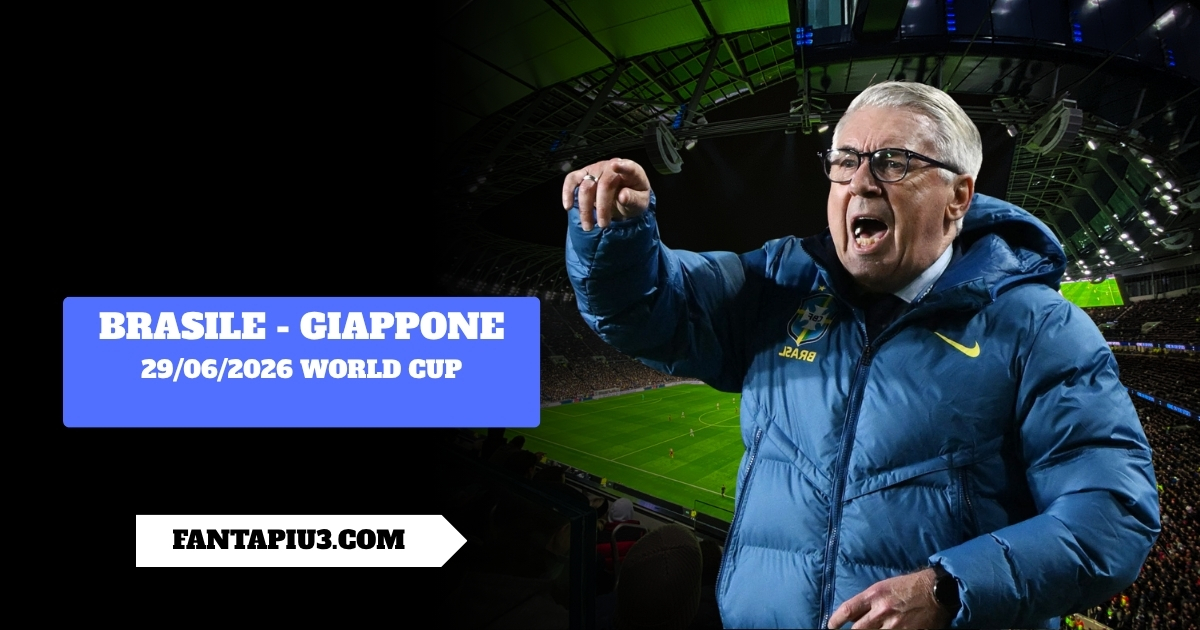 Mondiali 2026, Brasile-Giappone: sfida per i sedicesimi di finale