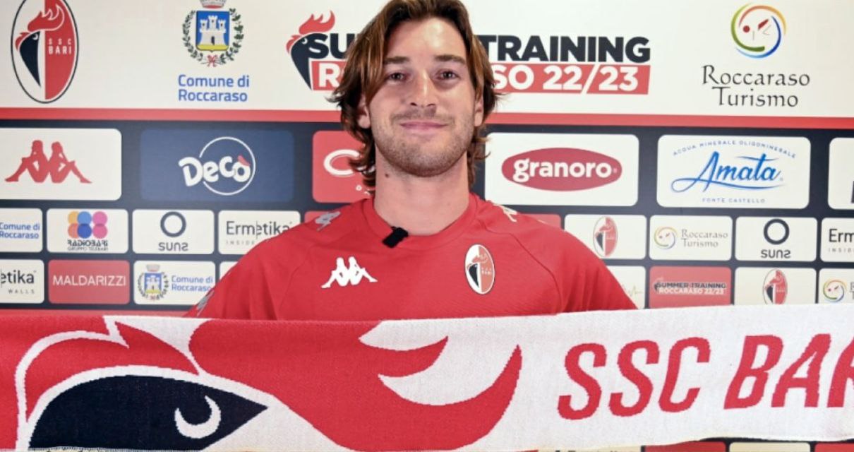 Bari: ufficiale l'arrivo di Benedetti dalla Sampdoria