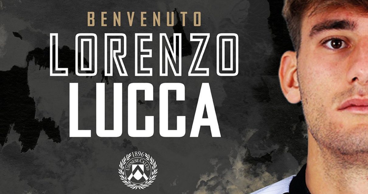 Udinese, ufficiale l'arrivo di Lucca dal Pisa