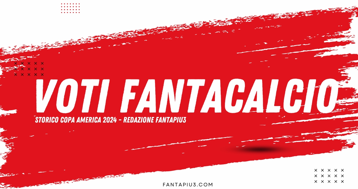 archivio voti fantacalcio fantapiu3 COPA AMERICA 2024