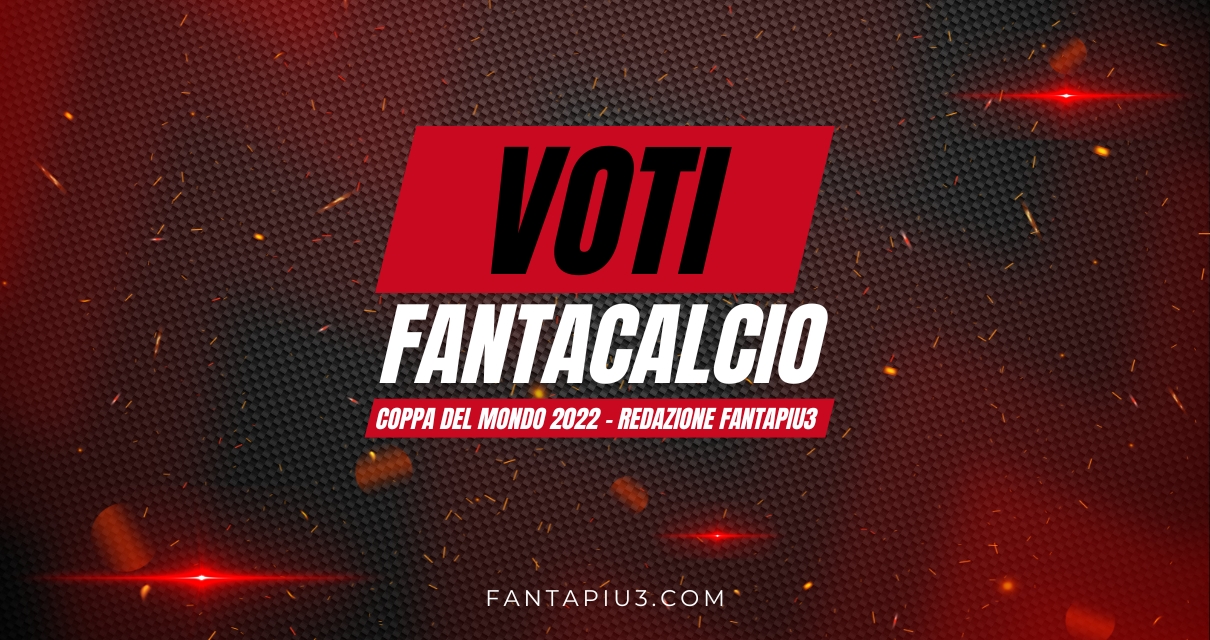 archivio voti fantacalcio fantapiu3 COPPA DEL MONDO 2022
