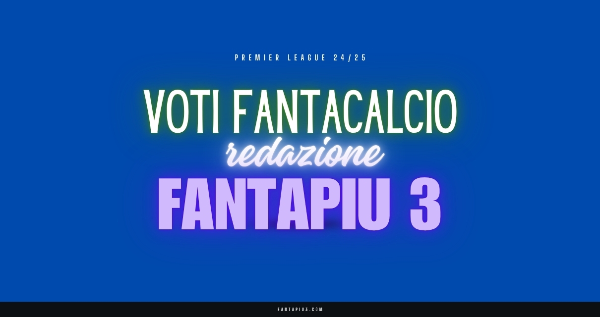 archivio voti fantacalcio fantapiu3 2024-25